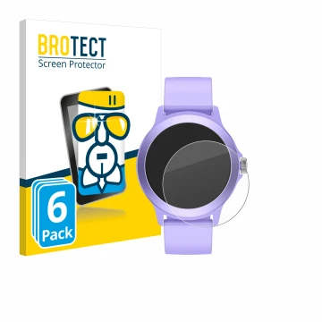 Face avant d’un emballage produit avec le logo de la marque BROTECT. À côté, l’appareil SPC Smartee Duo Vivo 1.27