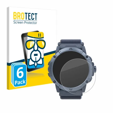 Face avant d’un emballage produit avec le logo de la marque BROTECT. À côté, l’appareil Coros Vertix 2S est représenté avec la