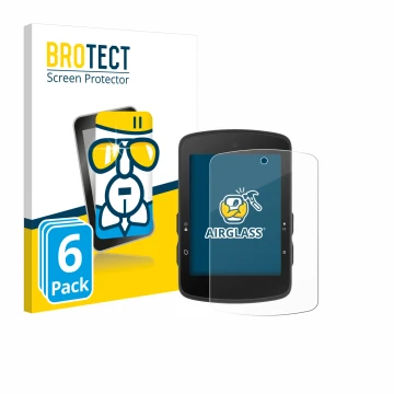 Face avant d’un emballage produit avec le logo de la marque BROTECT. À côté, l’appareil Bryton Rider S510 est représenté avec 