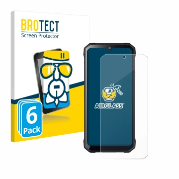 Face avant d’un emballage produit avec le logo de la marque BROTECT. À côté, l’appareil Hotwav T7S est représenté avec la prot