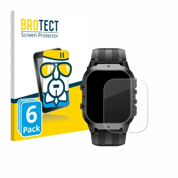 Face avant d’un emballage produit avec le logo de la marque BROTECT. À côté, l’appareil Oukitel BT20 1.96