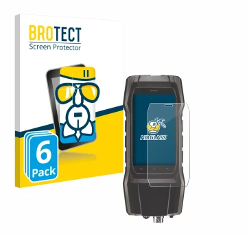 Face avant d’un emballage produit avec le logo de la marque BROTECT. À côté, l’appareil Testo 300 est représenté avec la prote