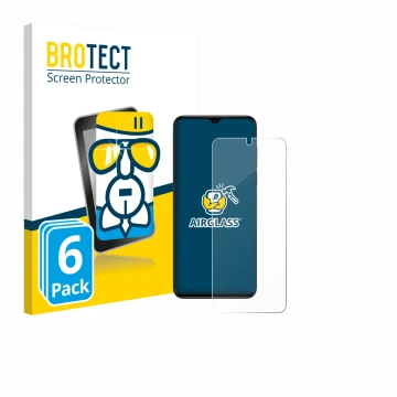 Face avant d’un emballage produit avec le logo de la marque BROTECT. À côté, l’appareil ZTE Nubia Neo est représenté avec la p