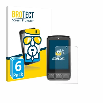 Face avant d’un emballage produit avec le logo de la marque BROTECT. À côté, l’appareil Wahoo Elemnt Roam 3 est représenté ave