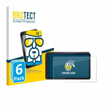 Face avant d’un emballage produit avec le logo de la marque BROTECT. À côté, l’appareil CARabc DB601 est représenté avec la pr