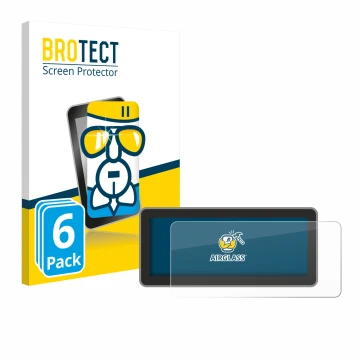 Face avant d’un emballage produit avec le logo de la marque BROTECT. À côté, l’appareil Vantrue Nexus 4 Pro est représenté ave