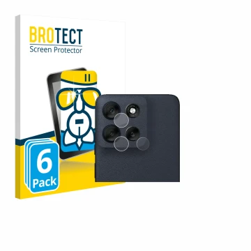 Face avant d’un emballage produit avec le logo de la marque BROTECT. À côté, l’appareil Motorola Moto G56 (Caméra UNIQUEMENT) 