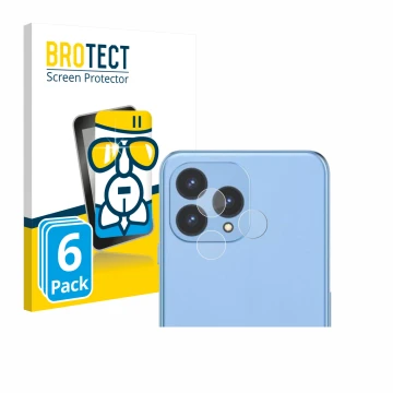 Face avant d’un emballage produit avec le logo de la marque BROTECT. À côté, l’appareil Cubot P80 (Caméra UNIQUEMENT) est repr