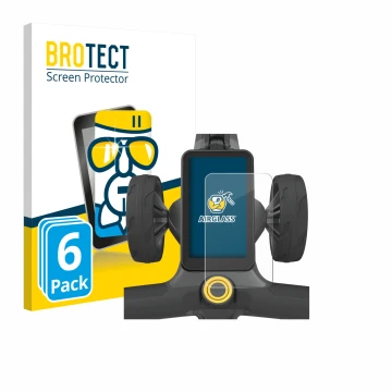 Face avant d’un emballage produit avec le logo de la marque BROTECT. À côté, l’appareil PowaKaddy CT12 GPS est représenté avec