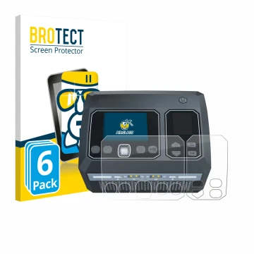 Face avant d’un emballage produit avec le logo de la marque BROTECT. À côté, l’appareil SkyRc D750 Mix est représenté avec la 