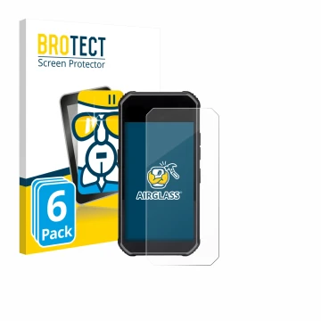 Face avant d’un emballage produit avec le logo de la marque BROTECT. À côté, l’appareil SkyCaddie Pro 5X est représenté avec l