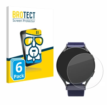 Face avant d’un emballage produit avec le logo de la marque BROTECT. À côté, l’appareil Patronus Notfalluhr (41.5 mm) est repr