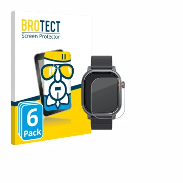 Face avant d’un emballage produit avec le logo de la marque BROTECT. À côté, l’appareil Kospet Pulse est représenté avec la pr