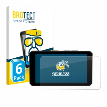 Face avant d’un emballage produit avec le logo de la marque BROTECT. À côté, l’appareil Chigee AIO-6 LTE 4G est représenté ave