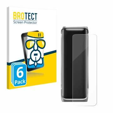 Face avant d’un emballage produit avec le logo de la marque BROTECT. À côté, l’appareil EcoFlow Rapid Pro X est représenté ave