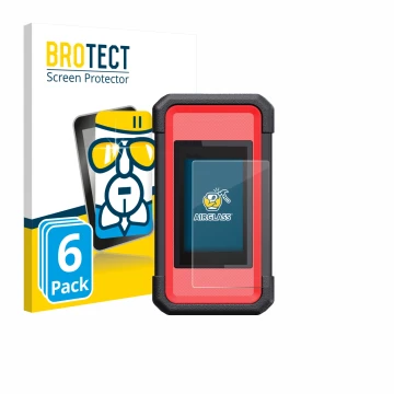 Face avant d’un emballage produit avec le logo de la marque BROTECT. À côté, l’appareil Launch X431 SmartLink C V2.0 est repré