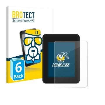 Face avant d’un emballage produit avec le logo de la marque BROTECT. À côté, l’appareil Neodrives simplyDisplay est représenté