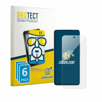 Face avant d’un emballage produit avec le logo de la marque BROTECT. À côté, l’appareil Vivo iQOO 15 est représenté avec la pr