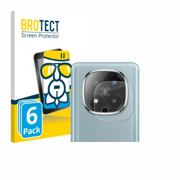 Face avant d’un emballage produit avec le logo de la marque BROTECT. À côté, l’appareil Xiaomi Redmi Note 14 Pro Plus 5G (Camé