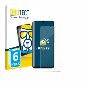 Face avant d’un emballage produit avec le logo de la marque BROTECT. À côté, l’appareil Samsung Galaxy A07 est représenté avec