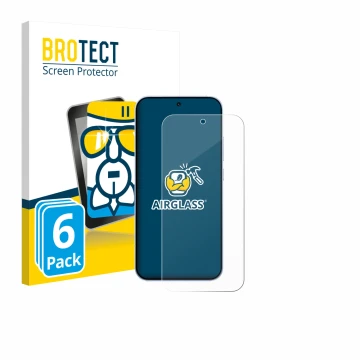 Face avant d’un emballage produit avec le logo de la marque BROTECT. À côté, l’appareil Oppo Reno 15 est représenté avec la pr