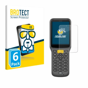 Face avant d’un emballage produit avec le logo de la marque BROTECT. À côté, l’appareil Newland MT37 Baiji est représenté avec