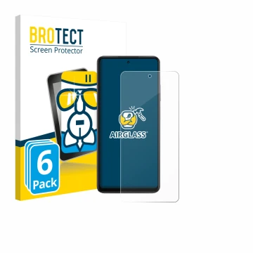 Face avant d’un emballage produit avec le logo de la marque BROTECT. À côté, l’appareil Oppo K13x est représenté avec la prote