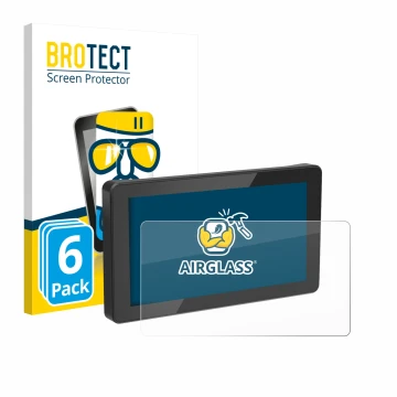 Face avant d’un emballage produit avec le logo de la marque BROTECT. À côté, l’appareil Innovv N1 5.5