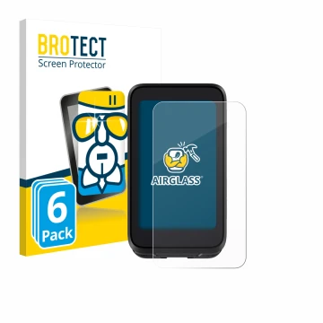 Face avant d’un emballage produit avec le logo de la marque BROTECT. À côté, l’appareil igpsport BiNavi Air est représenté ave