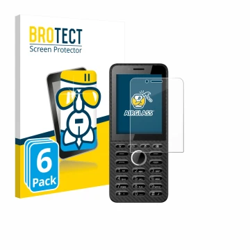 Face avant d’un emballage produit avec le logo de la marque BROTECT. À côté, l’appareil Energizer E288S est représenté avec la