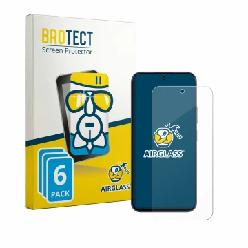 Face avant d’un emballage produit avec le logo de la marque BROTECT. À côté, l’appareil realme 16T 5G est représenté avec la p