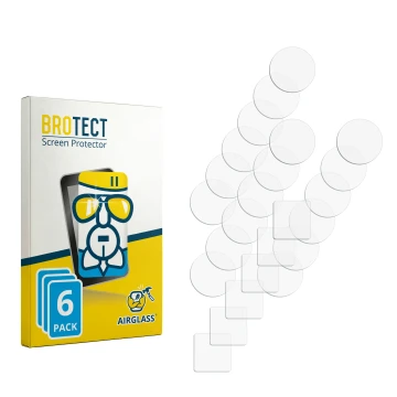 Face avant d’un emballage produit avec le logo de la marque BROTECT. À côté se trouve la protection d’écran correspondante.