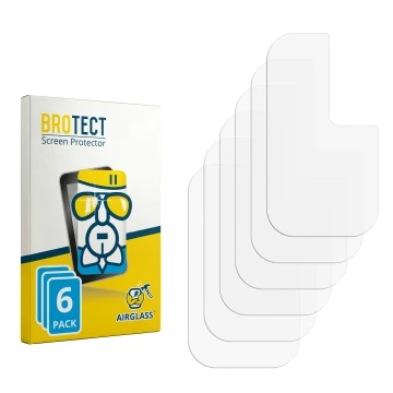 Face avant d’un emballage produit avec le logo de la marque BROTECT. À côté se trouve la protection d’écran correspondante.