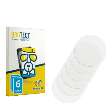 Face avant d’un emballage produit avec le logo de la marque BROTECT. À côté se trouve la protection d’écran correspondante.