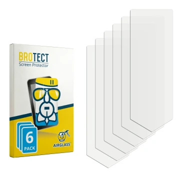 Face avant d’un emballage produit avec le logo de la marque BROTECT. À côté se trouve la protection d’écran correspondante.