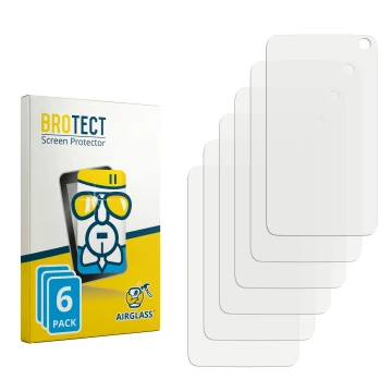 Face avant d’un emballage produit avec le logo de la marque BROTECT. À côté se trouve la protection d’écran correspondante.