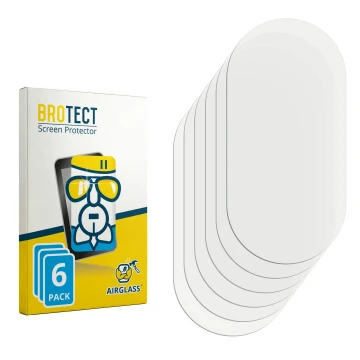 Face avant d’un emballage produit avec le logo de la marque BROTECT. À côté se trouve la protection d’écran correspondante.