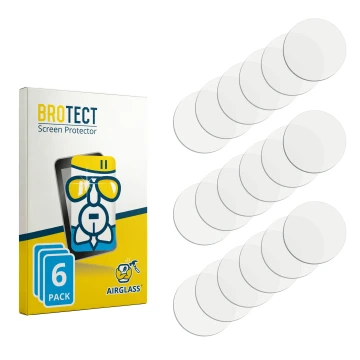Face avant d’un emballage produit avec le logo de la marque BROTECT. À côté se trouve la protection d’écran correspondante.