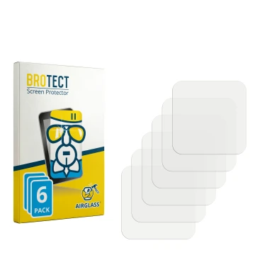 Face avant d’un emballage produit avec le logo de la marque BROTECT. À côté se trouve la protection d’écran correspondante.