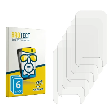 Face avant d’un emballage produit avec le logo de la marque BROTECT. À côté se trouve la protection d’écran correspondante.
