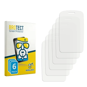 Face avant d’un emballage produit avec le logo de la marque BROTECT. À côté se trouve la protection d’écran correspondante.