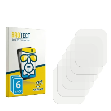 Face avant d’un emballage produit avec le logo de la marque BROTECT. À côté se trouve la protection d’écran correspondante.
