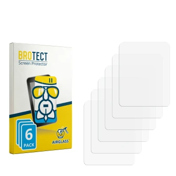 Face avant d’un emballage produit avec le logo de la marque BROTECT. À côté se trouve la protection d’écran correspondante.