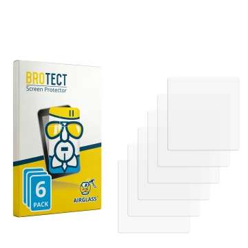 Face avant d’un emballage produit avec le logo de la marque BROTECT. À côté se trouve la protection d’écran correspondante.