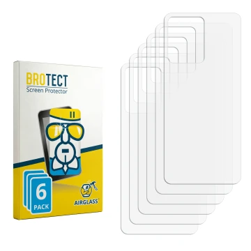 Face avant d’un emballage produit avec le logo de la marque BROTECT. À côté se trouve la protection d’écran correspondante.