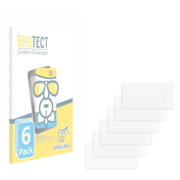 Face avant d’un emballage produit avec le logo de la marque BROTECT. À côté se trouve la protection d’écran correspondante.