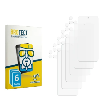 Face avant d’un emballage produit avec le logo de la marque BROTECT. À côté se trouve la protection d’écran correspondante.