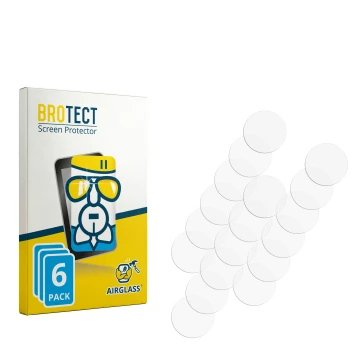 Face avant d’un emballage produit avec le logo de la marque BROTECT. À côté se trouve la protection d’écran correspondante.