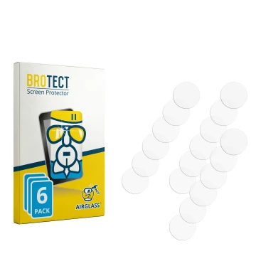 Face avant d’un emballage produit avec le logo de la marque BROTECT. À côté se trouve la protection d’écran correspondante.