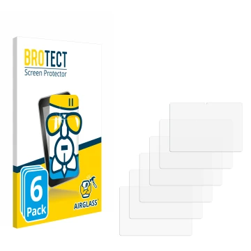 Face avant d’un emballage produit avec le logo de la marque BROTECT. À côté se trouve la protection d’écran correspondante.